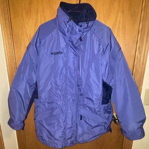 Columbia Gizzmo 2 In 1 Winter Jacket Women Size L